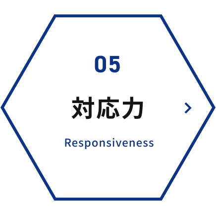 05 対応力 Responsiveness